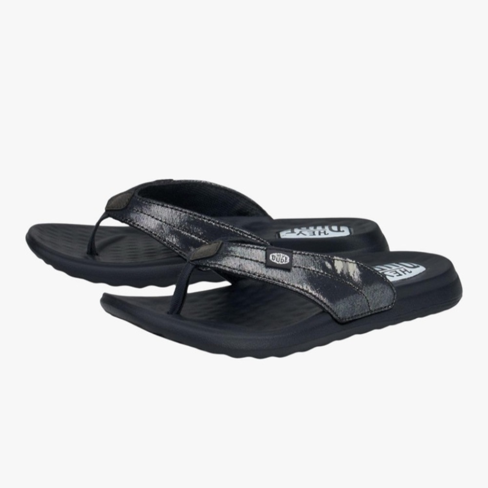 Kids Hey Dude Christi Flip flop Classic Sz 12